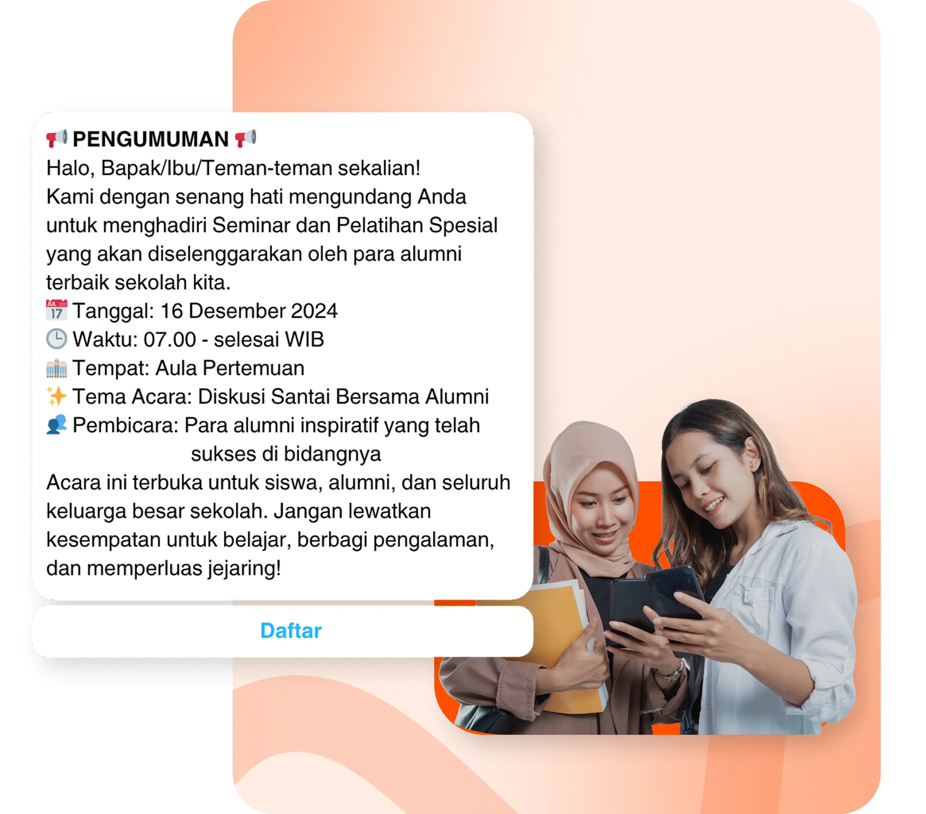 Dukungan Alumni/Karir